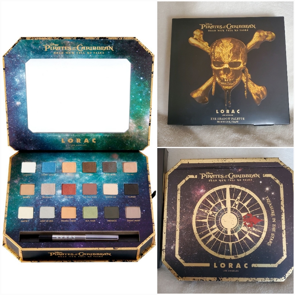 NEW Lorac Los Angeles PRO Pirates of the Caribbean Eyeshadow Palette NIB